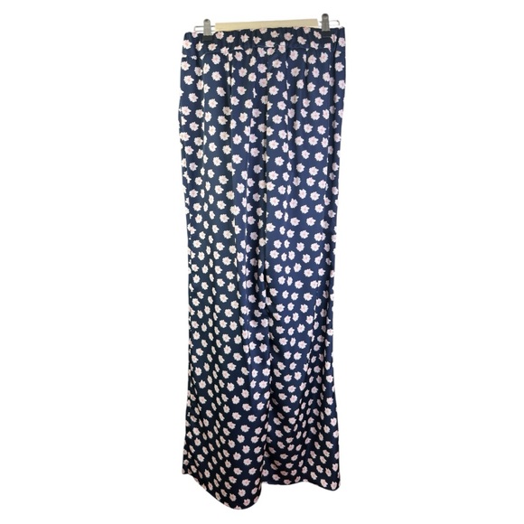 SACHIN & BABI NNWT LANA PANT Navy and Pink Pattern SZ 4 - Picture 5 of 11